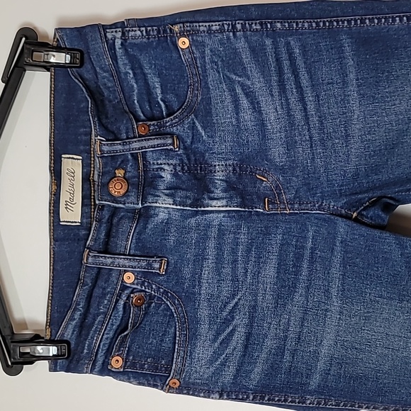 Madewell 9" High-rise Skinny Jeans with Frayed Hem - Picture 1 of 12